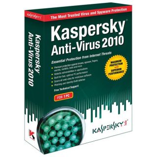 Kaspersky PC Anti virus 2010 1 User