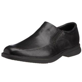 Rockport Mens Aderner Mov Toe Slip On,Black,7 W Shoes