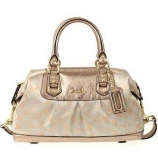 Ashley Sateen Lurex Satchel Handbag/purse in Gold 15804 Shoes