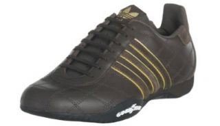 Mens Tuscany Leather Driving Shoe, Chocolate/Gold/Blk, 7.5 M: Shoes