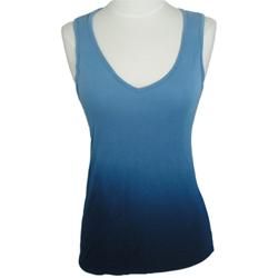 OMgirl Deep V neck Modal Ombre Tank Top