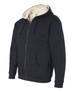 Sherpa Lined Full Zip Hooded Sweatshirt Clothing