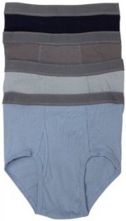 BVD Mens Mid Rise Fashion Brief, Assorted, Large, 4 Pack