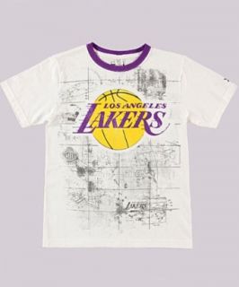 NBA   Zipway LA Lakers Blueprint T Shirt (Sizes 8   20
