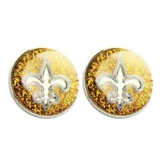 New Orleans Saints Glitter Stud Earrings Today $8.11
