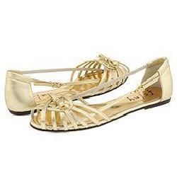 French Sole Sushi Gold Metallic Sandals