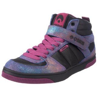: Osiris Womens Uptown Skate Shoe,Black/Rainbow/Pink,10 M US: Shoes