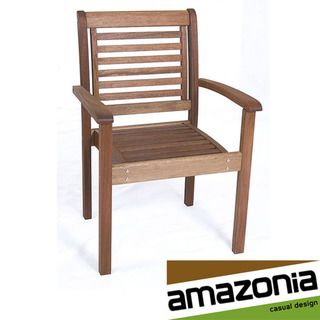 Eucalyptus Wood Stackable Chair