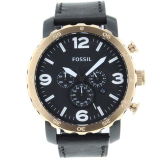 Fossil Mens Nate Stainless Steel Watch