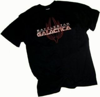 Battlestar Galactica Logo with Phoenix Adult T Shirt