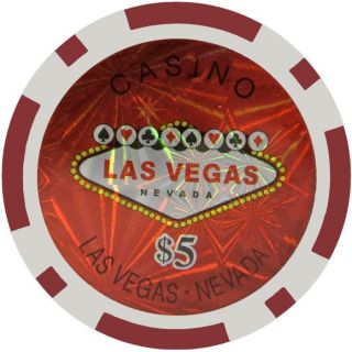 Lot Rouleau de 25 Jetons 5$ Poker Texas Holdem…   Achat / Vente
