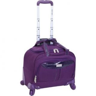 Ellen Tracy Luggage Lisbon 16 Rolling Tote (Purple