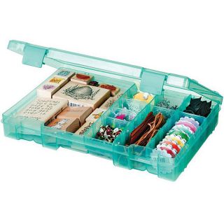 Art Bin Translucent Teal 4 19 compartment Solutions Box