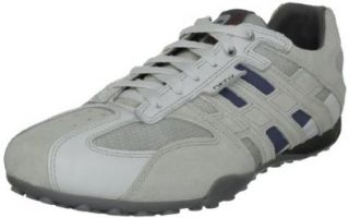 Geox Mens Snake53 Sneaker,White,41 EU/8 M US Shoes