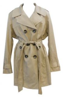 Jones New York Womens Trench Coat, Flax, XL Clothing