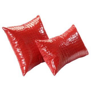 40 x 40 cm   Achat / Vente COUSSIN   HOUSSE Coussin Croco Rouge 40