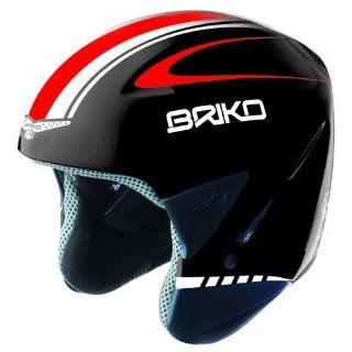 Briko Kimera Comp Ski Helmet (Black/Red/White, 54cm