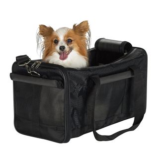 Casual Canine Black Pet Duffle Bag