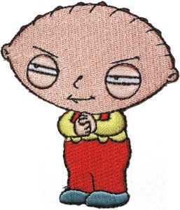 Family Guy FOX Cartoon Patch   3 Sneaky Stewie: Clothing