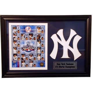 2009 New York Yankees 12x18 Framed Photo and Logo Today $54.99