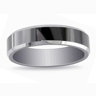 Miadora Tungsten Black Ion plated Mens Ring