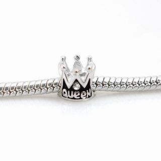 De Buman Sterling Silver Queen Crown Charm Bead Today $14.29
