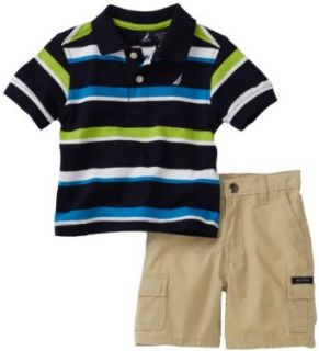 Nautica Sportswear Kids Baby Boys Infant Short Sleeve