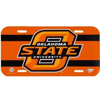 Oklahoma State Cowboys Plastic License Plate Sports