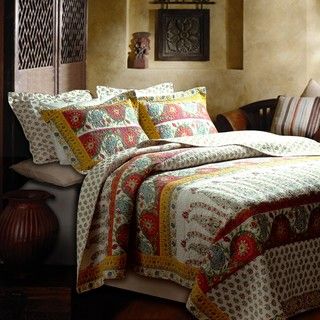 Marrakesh Full/Queen size 3 piece Quilt Set