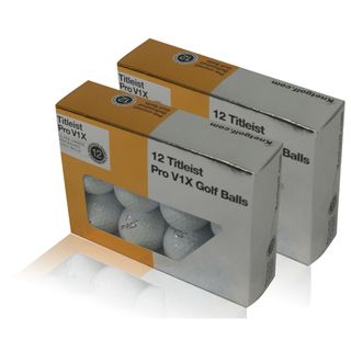 Titleist Refinished Mint Pro V1x Golf Balls (Case of 24)