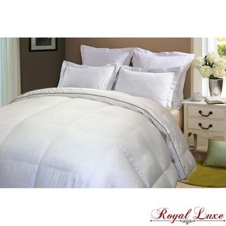 Royal Luxe 500 Thread Count Jacquard Down Alternative Comforter