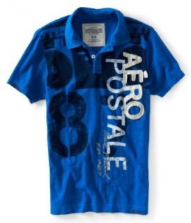 Aeropostale Mens Rugby Polo Shirt   Style 2330: Clothing