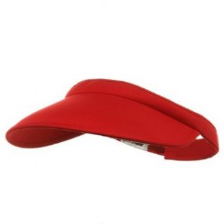 Large Billed Visors Red W39S39E Clothing