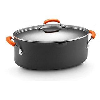 Rachael Ray II Hard anodized Nonstick 8 quart Covered Oval Pasta Pot