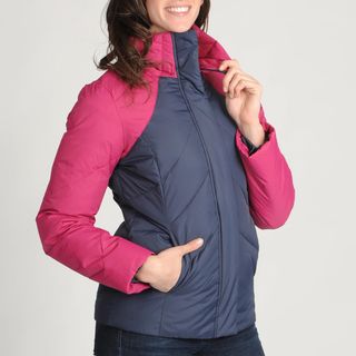 Tommy Hilfiger Womens Color block Puffer Jacket