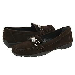 Geox D Winter Grin 18 Coffee Suede Loafers