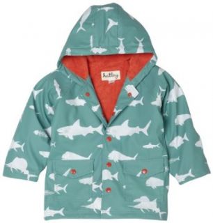 Hatley Boys 2 7 Game Fish Rain Coat,Blue,2T Clothing