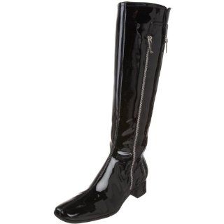 Vavoom Knee High Boot,Black weatherproof patent,8.5 M US: Shoes