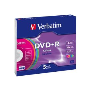 VERBATIM   Colours   5 x DVD R   4.7 Go 16x   Achat / Vente CD   DVD