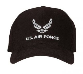 Black New Wing US Air Force Low Profile USAF Hat Cap