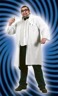 Big and Tall Mad Scientist Costume Clothing