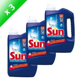 SUN Poudre Standard 90 lavages x 3   Achat / Vente LESSIVE SUN Poudre