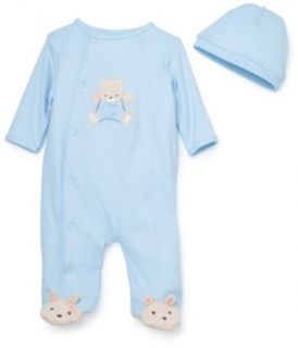 Little Me Bear Layette Blue, Newborn Clothing