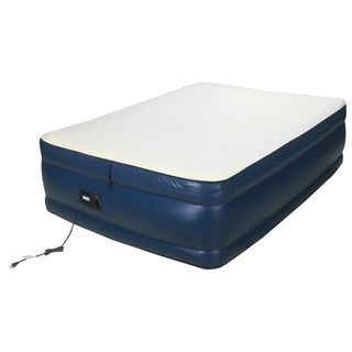 Airtek Raised Memory Foam Full size Air Bed With Built in Pump