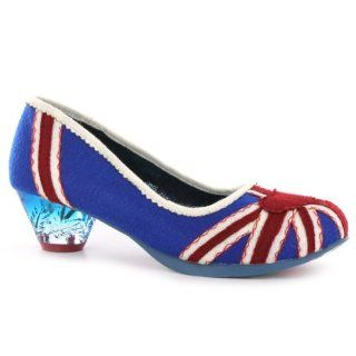 Irregular Choice Posey Blue White Red Womens Shoes Shoes