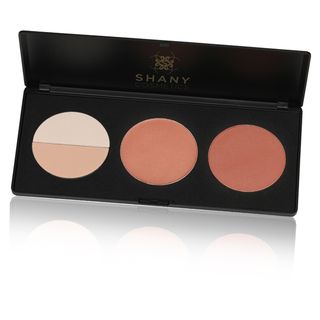 Shany Amber Peach Contour and Blush Palette for Light and Medium