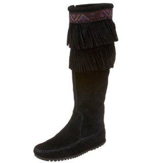 Minnetonka Womens Fringe Knee High Boot: Shoes