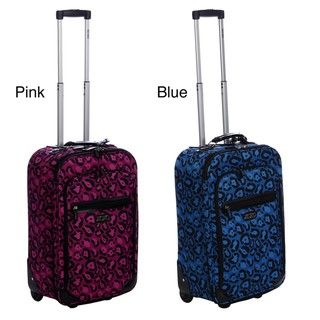 XOXO Bright Leopard 20 inch Carry on Fashion Upright