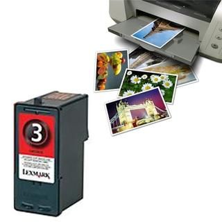 Pack of 2 Lexmark 3 Compatible Black Ink Glossy and Photo Paper