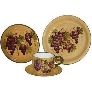 Sonoma Collection Hand painted 16 piece Dinnerware Set